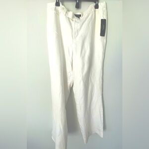 Ralph Lauren White Linen Pants